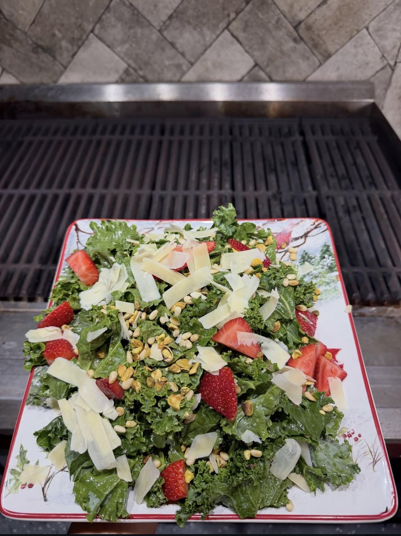 Strawberry Kale & Pistachio